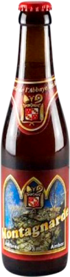 Envío gratis | Cerveza L'Abbaye des Rocs Montagnarde Valonia Bélgica Botellín Tercio 33 cl