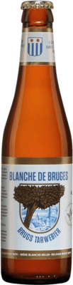 Envío gratis | Cerveza Halve Maan Blanche de Bruges Blanche — Blanca Brujas Bélgica Botellín 25 cl