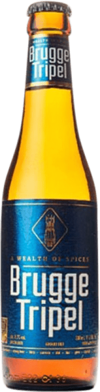 送料無料 | ビール Palm Brugge Triple Malt — トリプルモルト Brujas ベルギー 1/3ボトル 33 cl