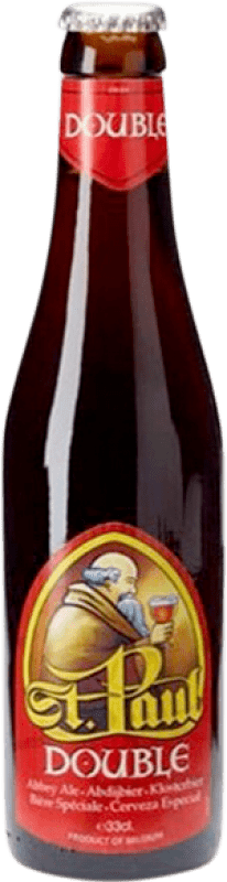 Free Shipping | Beer Sterkens Saint Paul Double Malt Amberes Belgium Third-Liter Bottle 33 cl