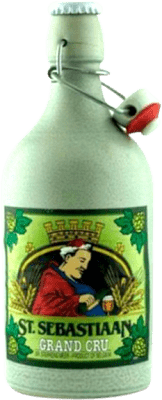 Kostenloser Versand | Bier Sterkens Saint Sebastiaan Grand Cru Grosse Lage Amberes Belgien Medium-Flasche 50 cl