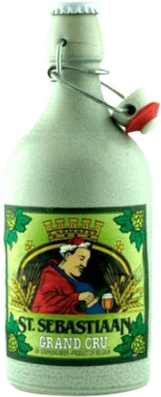 Envío gratis | Cerveza Sterkens Saint Sebastiaan Grand Cru Amberes Bélgica Botella Medium 50 cl
