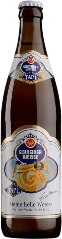 Free Shipping | Beer Schneider & Sohn Turbia Tap 1 Weissbier — White Baviera Germany Medium Bottle 50 cl