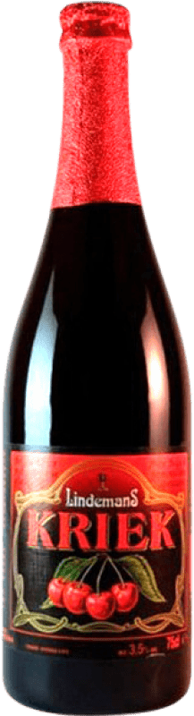 Envío gratis | Cerveza Lindemans Kriek Pajottenland Bélgica 75 cl
