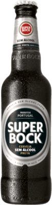 1,95 € | 啤酒 Super Bock Negra Dark Ale — 深色 波尔图 葡萄牙 三分之一升瓶 33 cl 不含酒精