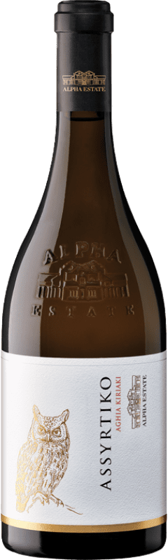 Spedizione Gratuita | Vino Bianco Alpha Estate Ecosystem I.G. Amyndeon Grecia Assyrtiko 75 cl