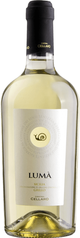 Envoi gratuit | Vin Blanc Cellaro Luma D.O.C. Sicilia Sicile Italie Grillo 75 cl