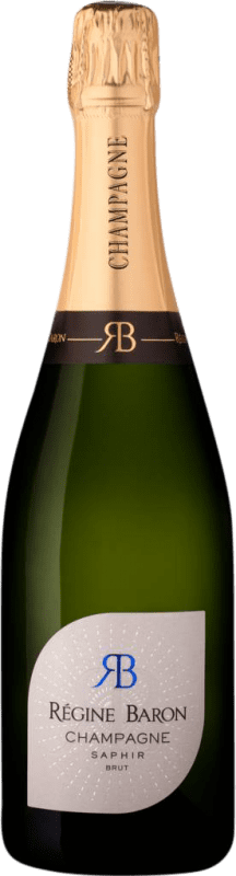 39,95 € | White Sparkling Wine Régine Baron. Saphir Brut A.O.C. Champagne Champagne France 75 cl