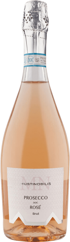 19,95 € 送料無料 | ロゼのスパークリングワイン De Angeli Musti Nobilis Brut — ブリュット Rosé — ロゼ D.O.C. Prosecco