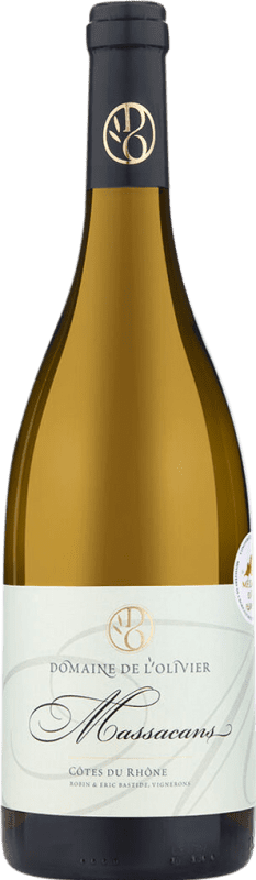 27,95 € Envoi gratuit | Vin Blanc Domaine de L'Olivier Massacans Cuvée A.O.C. Côtes du Rhône