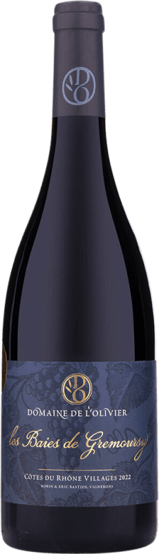 23,95 € Envío gratis | Vino Blanco Domaine de L'Olivier Les Baies de Gremoursy Villages A.O.C. Côtes du Rhône