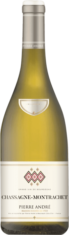 Envío gratis | Vino Blanco François Martenot Pierre André A.O.C. Chassagne-Montrachet Borgoña Francia 75 cl