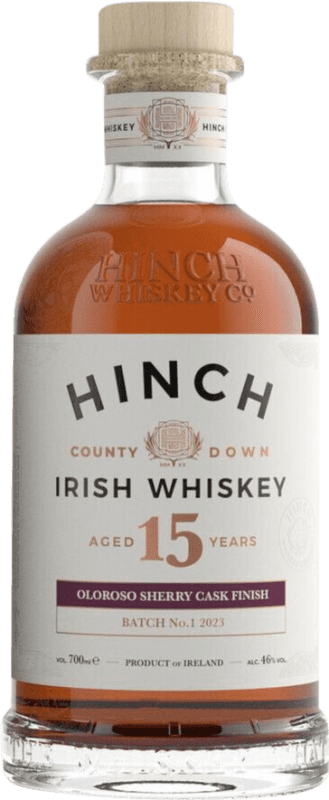 103,95 € | Купажированный виски Hinch Sherry Cask Finish — Финишная выдержка в бочке, Oloroso — Олоросо Ирландия 15 Лет 70 cl 103,95 € | Купажированный виски Hinch Sherry Cask Finish — Финишная выдержка в бочке, Oloroso — Олоросо Ирландия 15 Лет 70 cl