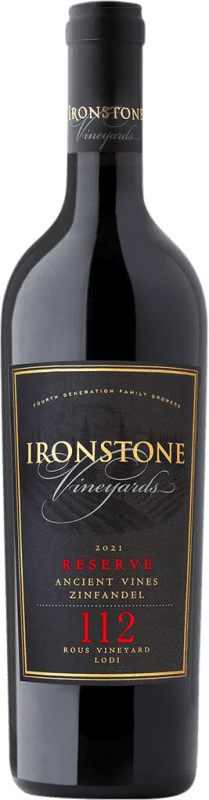Envío gratis | Vino Tinto Ironstone Rous Single Vineyard — Parcela Única, Old Vines — VV Viñas Viejas Reserva Estados Unidos Zinfandel 75 cl