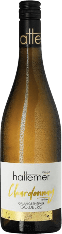 Бесплатная доставка | Белое вино Klaus Hattemer Gau-Algesheimer Goldberg Trocken — Сухое Q.b.A. Rheinhessen Rheinhessen Германия Chardonnay — Шардоне 75 cl