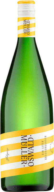 送料無料 | 白ワイン Müller-Oswald Ein Liter Trocken — 辛口 ドイツ Pinot Gris — ピノ・グリ Bio — Eco エコ ビオ オーガニック 1 L