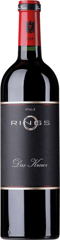 189,95 € Envío gratis | Vino Tinto Rings Das Kreuz Trocken — Seco Q.b.A. Pfälz Botella Magnum 1,5 L