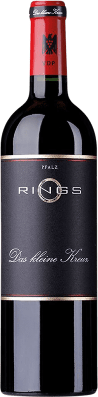 229,95 € Envio grátis | Vinho Tinto Rings Das Kleine Kreuz Trocken — Seco Q.b.A. Pfälz Garrafa Jeroboam-Duplo Magnum 3 L
