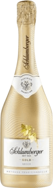 31,95 € Free Shipping | White Sparkling Wine Schlumberger Seco — Dry Gold Edition, Traditional