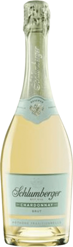 Envoi gratuit | Vin Mousseux Blanc Schlumberger Brut Traditionnelle Réserve Autriche Chardonnay 75 cl