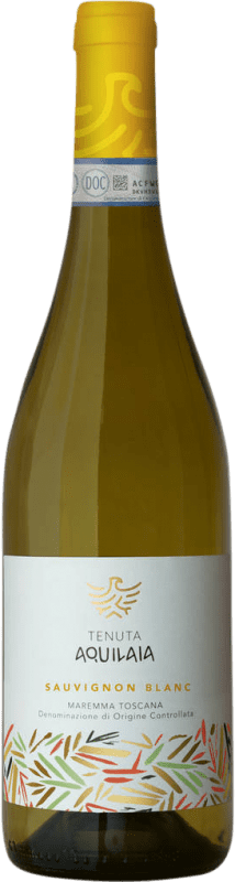 Бесплатная доставка | Белое вино Tenuta Aquilaia D.O.C. Maremma Toscana Тоскана Италия Sauvignon — Совиньон 75 cl