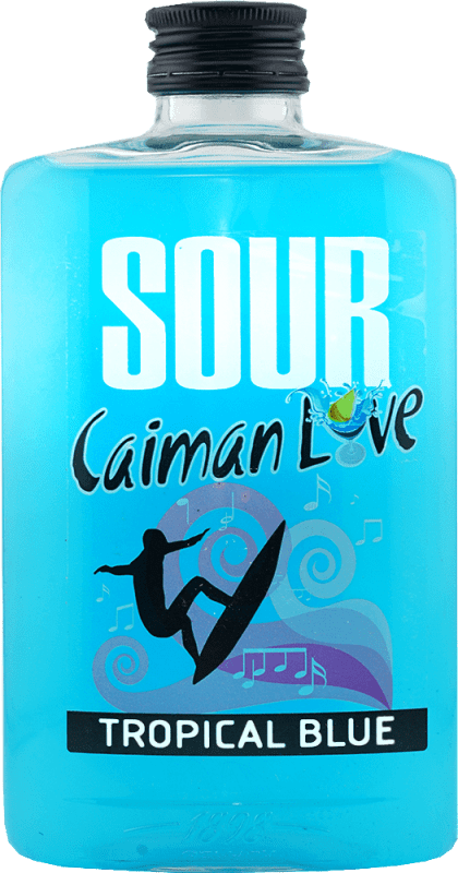 5,95 € | Cóctel Sour Antonio Nadal Caiman Love España Petaca Pequeña 35 cl Blue Tropic