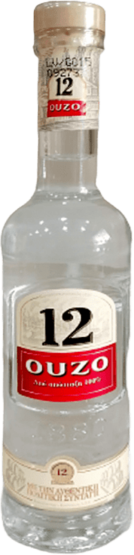 9,95 € Envio grátis | Anis Campari 12 Ouzo Garrafinha Terço 35 cl