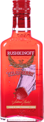 Kostenloser Versand | Wodka Antonio Nadal Rushkinoff Spanien Flachmann 20 cl Fresa — Erdbeere