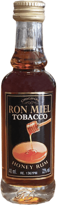 Envoi gratuit | Rhum Antonio Nadal Tobacco Espagne Mini-Bouteille 4 cl Miel