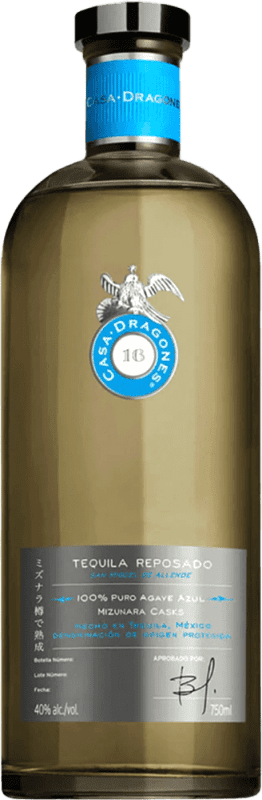 Envio grátis | Tequila Casa Dragones Reposado México 70 cl