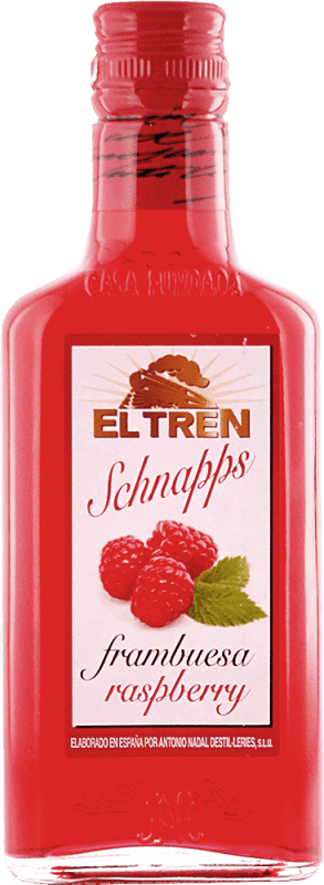 Бесплатная доставка | Ликёры Antonio Nadal El Tren Испания Маленькая фляжка 20 cl Frambuesa — Малина