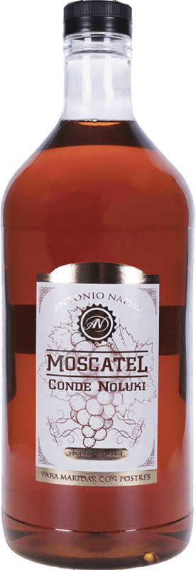 Kostenloser Versand | Süßwein Antonio Nadal Conde Noluki Spanien Moscatel — Muskateller Kanister 3 L PET