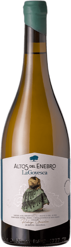 Envío gratis | Vino Blanco Altos del Enebro La Goyesca D.O. Ribera del Duero Castilla y León España Albillo 75 cl
