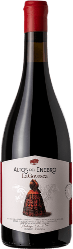 Envío gratis | Vino Tinto Altos del Enebro La Goyesca D.O. Ribera del Duero Castilla y León España Tempranillo, Garnacha, Albillo 75 cl