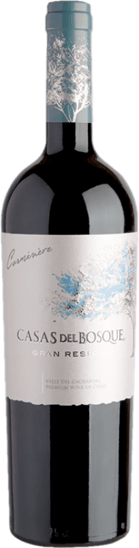 Free Shipping | Red Wine Casas del Bosque Grand Reserve — Long Barrel-Aged I.G. Valle del Cachapoal Chile Carmenère 75 cl