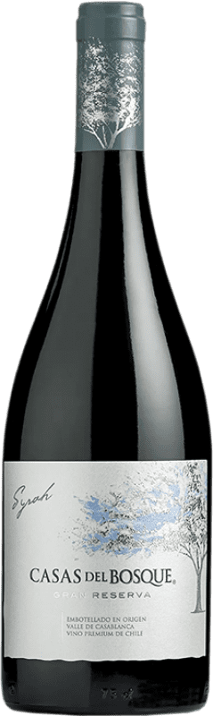 Free Shipping | Red Wine Casas del Bosque Grand Reserve — Long Barrel-Aged I.G. Valle de Casablanca Valley of Casablanca Chile Syrah — Shiraz 75 cl