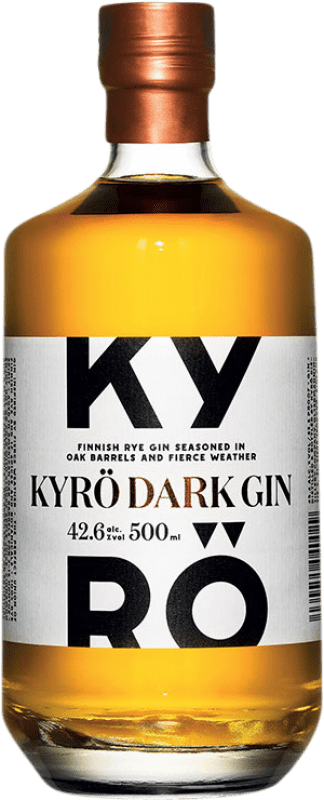 35,95 € Kostenloser Versand | Genever Gin Kyrö Dark — Dunkel Medium-Flasche 50 cl
