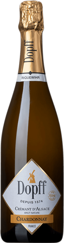免费送货 | 白起泡酒 Dopff au Molin Brut Nature — 天然干型起泡酒 Sin Sulfitos — 无亚硫酸盐 A.O.C. Crémant d'Alsace 阿尔萨斯 法国 Chardonnay — 莎当妮 75 cl