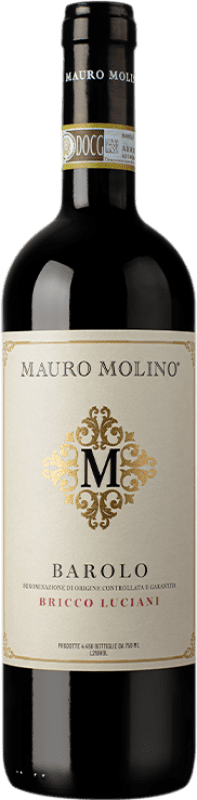 54,95 € Spedizione Gratuita | Vino Rosso Mauro Molino Bricco Luciani D.O.C.G. Barolo