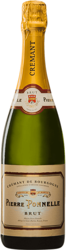 28,95 € | Белое игристое вино Pierre Ponnelle Brut — брют A.O.C. Crémant de Bourgogne Бургундия Франция Pinot Noir — Пино Нуар, Chardonnay — Шардоне 75 cl
