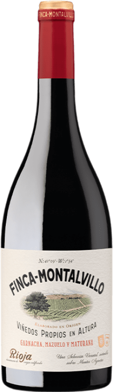 12,95 € | Vinho Tinto Finca Montalvillo Jovem D.O.Ca. Rioja La Rioja Espanha Garnacha — Grenache, Mazuelo, Maturana 75 cl