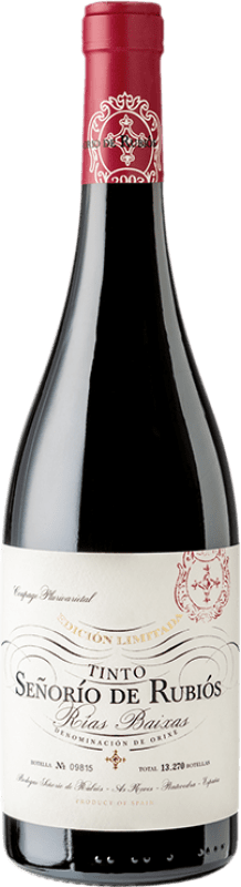 Free Shipping | Red Wine Señorío de Rubiós Condado Selection D.O. Rías Baixas Galicia Spain Mencía, Sousón — Sousão, Espadeiro, Brancellao, Pedral, Caíño 75 cl