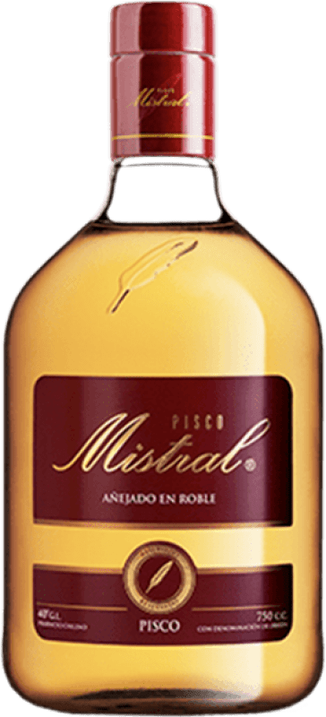 Spedizione Gratuita | Pisco Pisquera de Chile Mistral Reservado Vieux — Invecchiato, Rovere D.O. Valle de Elqui Chile 70 cl