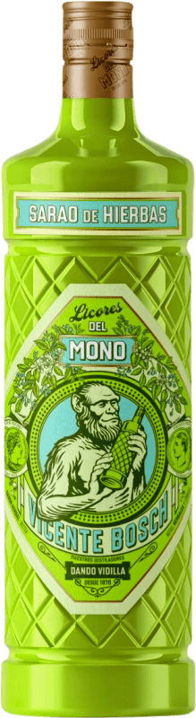 Kostenloser Versand | Anislikör Del Mono Sarao Katalonien Spanien 70 cl Hierbas — Kräuter