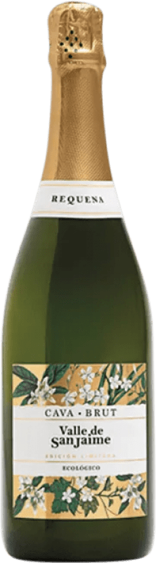 Бесплатная доставка | Белое игристое вино Cherubino Valsangiacomo Valle San Jaime D.O. Cava Каталония Испания Eco — Эко Био Органический 75 cl
