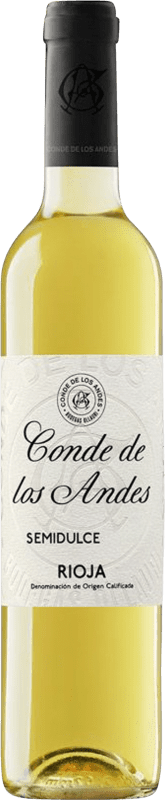 Envio grátis | Vinho Branco Ollauri Conde de Los Andes Medium Sweet — Meio Doce Espanha 75 cl