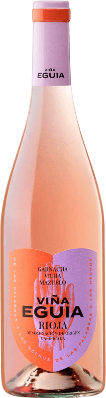 Kostenloser Versand | Roséwein Viña Eguía Spanien Garnacha — Grenache, Mazuelo, Viura 75 cl