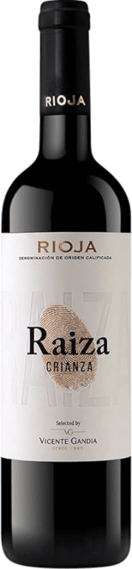 Free Shipping | Red Wine Vicente Gandía Raiza Crianza — Aged Spain 75 cl