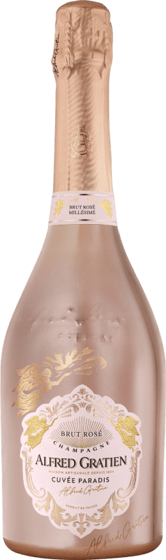 Envio grátis | Espumante Rosé Alfred Gratien Paradis Brut — Bruto Cuvée, Rosé A.O.C. Champagne Champagne França 75 cl
