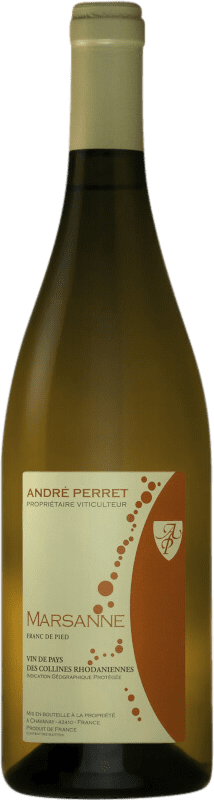 Kostenloser Versand | Weißwein André Perret I.G.P. Collines Rhodaniennes Rhône Frankreich Viognier 75 cl